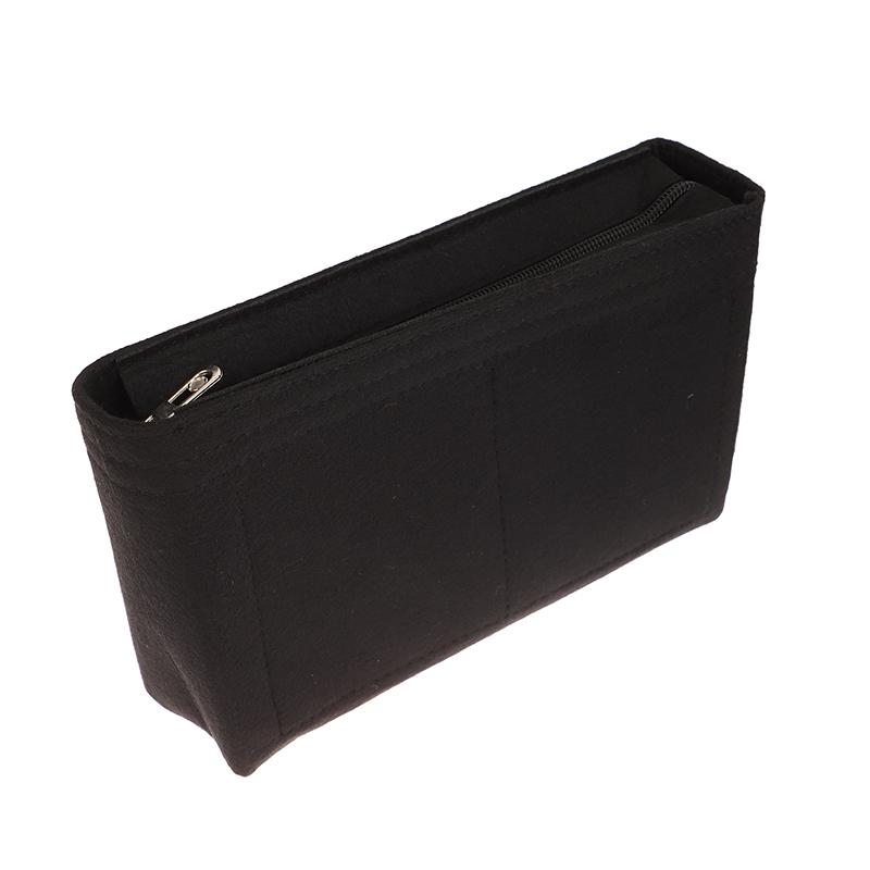 Войлочная вставная сумка подходит для косметичек, сумка-вкладыш для дамской сумочки, войлочная тканевая косметичка, переносная вставная сумка-органайзер для путешествий