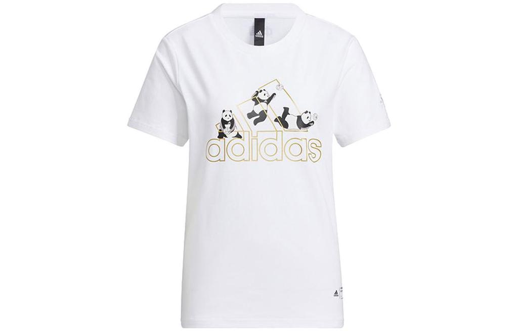 Adidas Set in Sleeve T Shirt Women's White HT6900