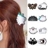 Halloween Butterfly Hair Clip Skeleton Halloween Shark Clip Funny Ghost Hair Claw  Female/Girls