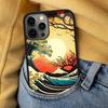Japanese Surfers Soft Phone Case for iPhone 17 Air 16e Pro max 15 Pro 13 14 Plus 11 12 MagSafe Magnetic Coque