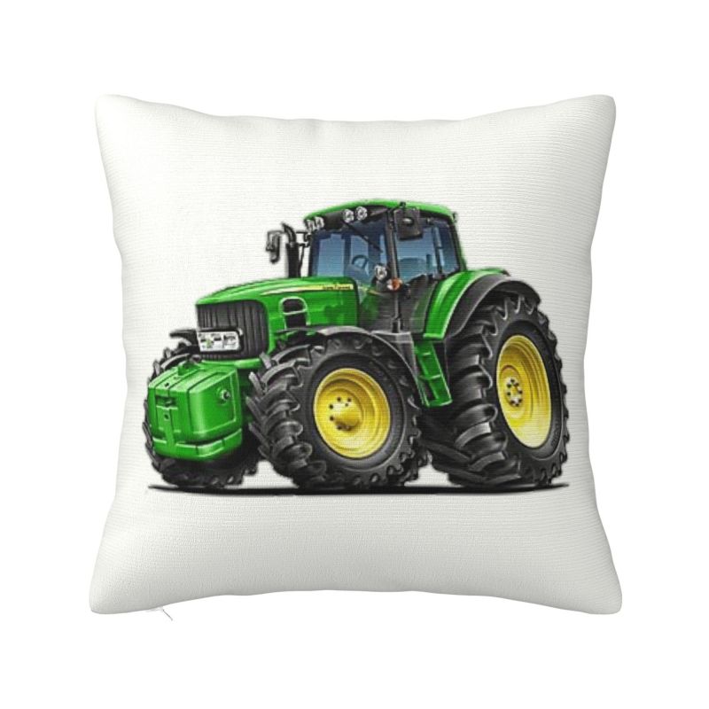 Наволочка для трактора Домашняя декоративная Каваий Подушка для стула Квадратная наволочка