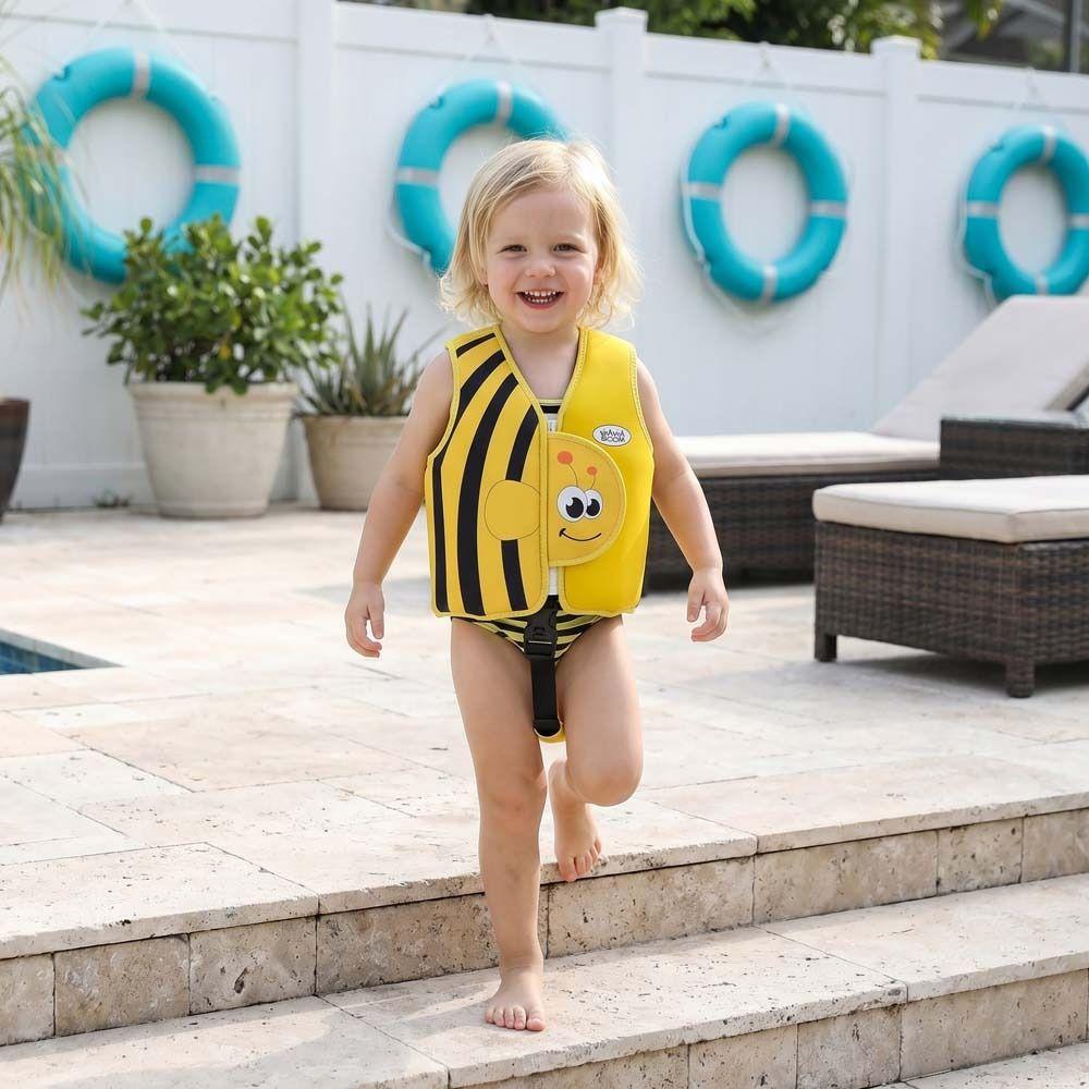Anti Rollover Child Buoyancy Vest Adjustable Floating Vest Baby Swimming Jackets Beach