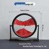 3D Dynamic Sand Art Ornament for Living Room - Round Flowing Sand Painting Home Craft Birthday Gift