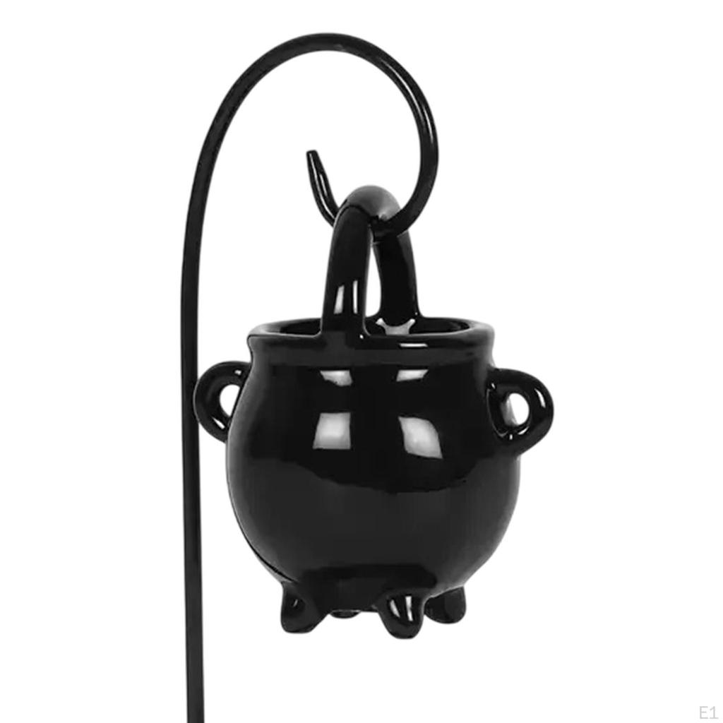 Hanging Cauldron Pagan Oil Burner Ceramic Essential Desk Decorative Wax Melt Warmer for