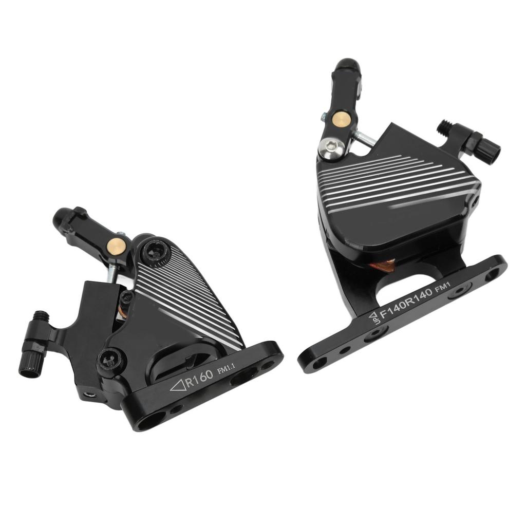 1 Pair Bicycle Hydraulic Disc Brakes Aluminum Alloy Front Rear Line Pulling Hydraulic Disc Brake