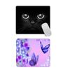 Rubber+cloth Black Cat Gaming Mouse Pad Multicolour Desktop Pad Office