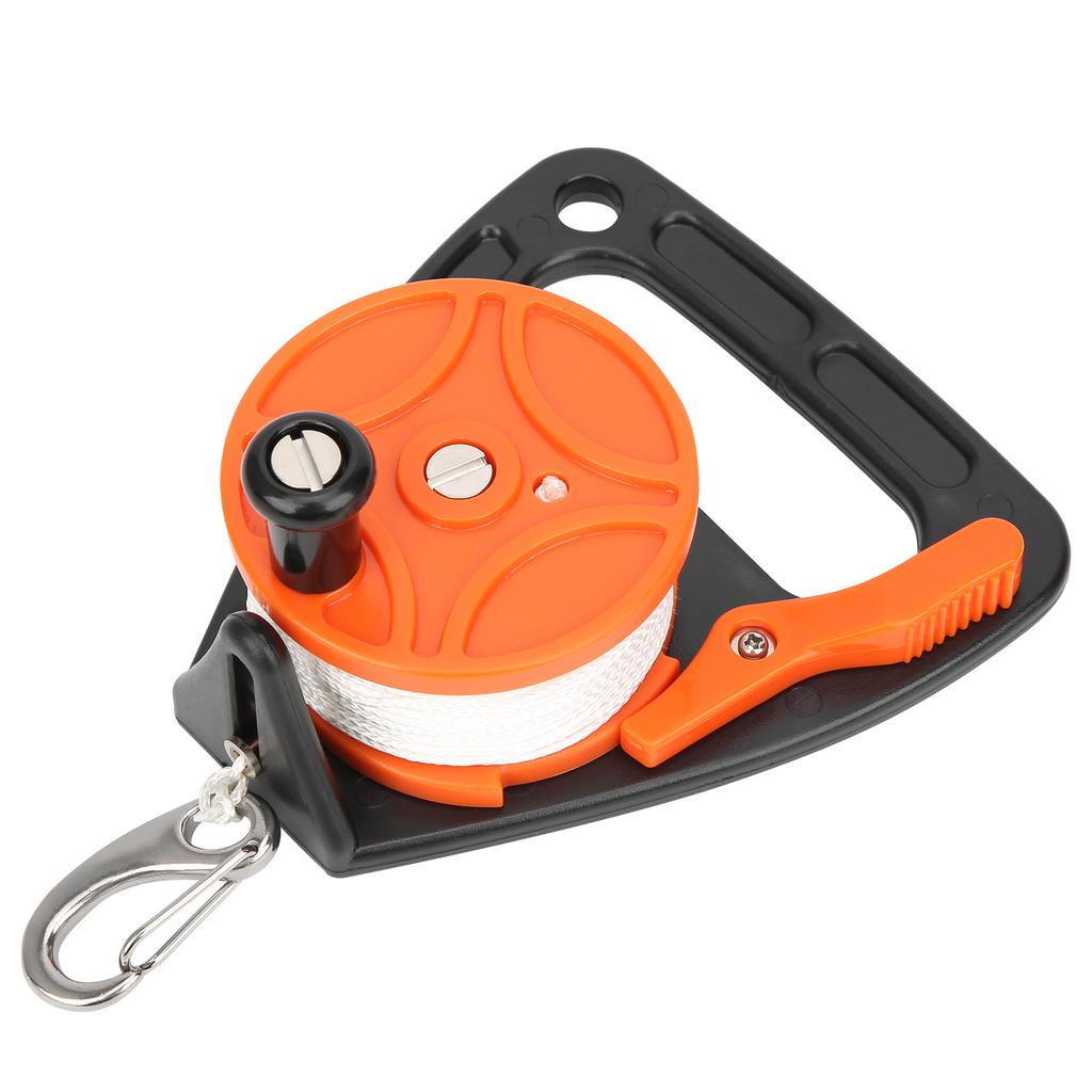 150ft Diving Line Reel Diving Equipment with Handle Card Position PP Rope Combinationorange