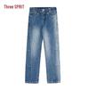 Esprit Men's Side Pleated Wide-Leg Jeans