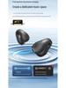 M67 Настоящие беспроводные Bluetooth-наушники-клипсы с ультрадолгим временем работы от аккумулятора, зарядным кейсом и цифровым дисплеем