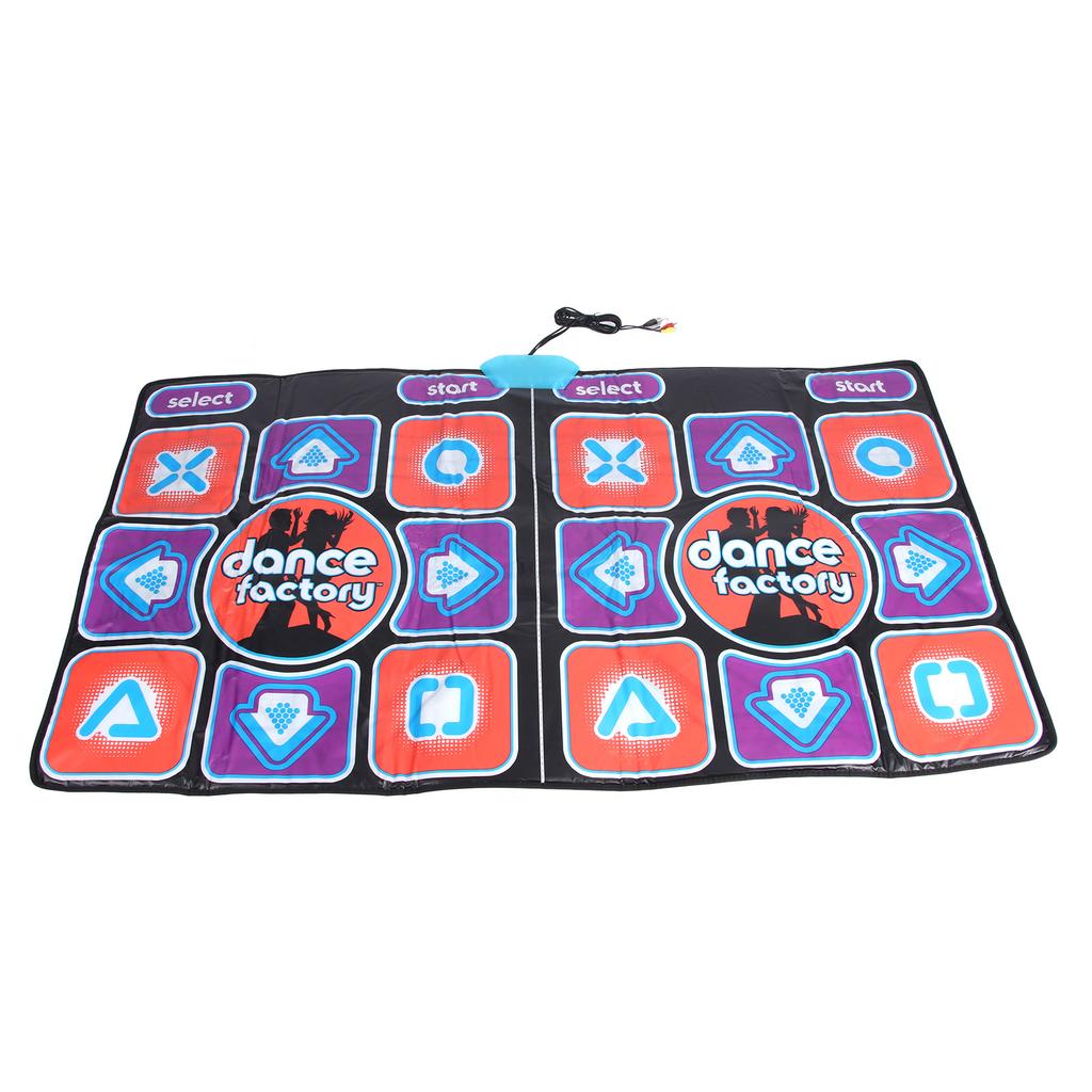 Двойной танцевальный коврик для улучшения координации, фитнеса, развлечений, электронных танцев для телевизора, компьютера