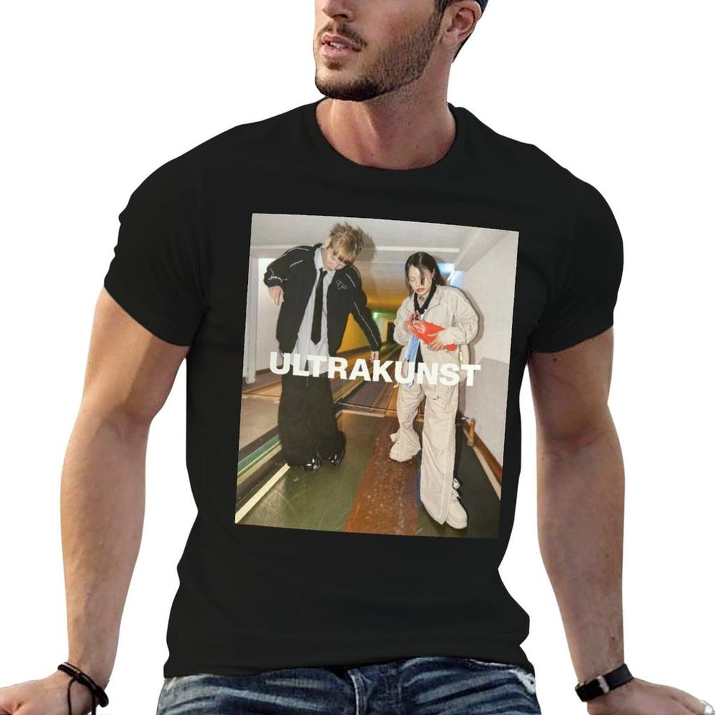 Ultrakuntst brutalismus 3000 T-Shirt t shirt men 100% cotton luxury brand t shirts for man slim
