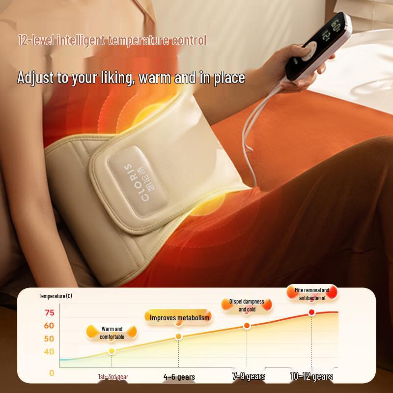 CLORIS Нагреваемый пояс-массажер с компрессом из морской соли