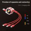 FRF1   Multifunctional Car 3 In 1 Micro USB Type C Charging Cable Multi Charger for Chevrolet Spark Captiva Cruze Tracker Orlando Trax