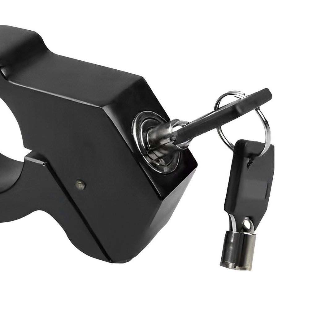 Замок на руль Алюминиевый сплав Противоугонный Мотоциклетная ручка Газ Тормозной замок для Электровелосипеда