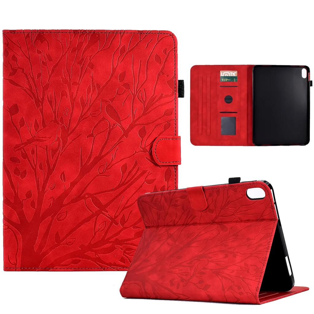 Тисненый кожаный чехол-кошелек с деревом для iPad 10”2 Case 9th 10.9 10th Air3 Pro 10.5 9.7 5th 6th Mini 6 Air2 Чехол с отделениями для карт Fundas