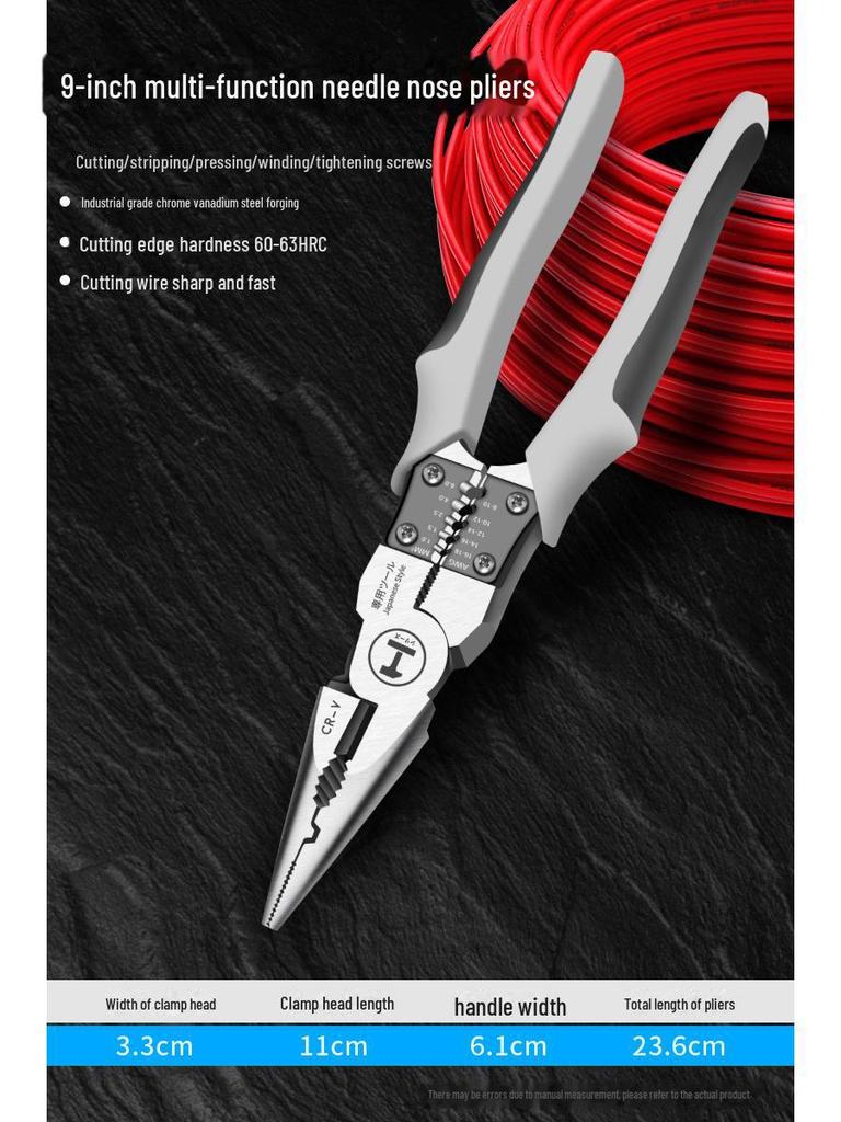 Green Forest Industrial Electrician Pliers & Wire Cutter/Stripper