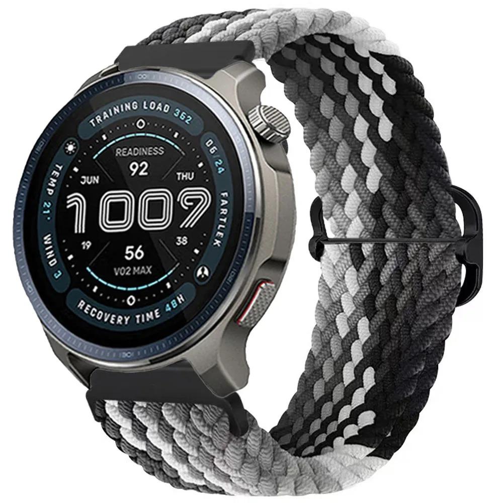 22 мм 20 мм Нейлоновый ремешок для Amazfit Balance 2 1/Bip 6 5 Спортивный браслет Ремешок для часов Correa для Amazfit GTR 47 мм/GTR 4 3/GTS/Active 2
