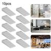 10шт клин дверной упор без пробивки столкновений держатель клина двери для защиты стены дома 