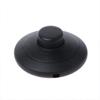 Plastic In-line Lamp Black Lighting Switch Pedal Light Switch Foot Pedal Push Switch Foot Switch