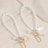 1Pc Diy Buckle Ring Hook Key Holder Bag Pendant Keychain Mobile Phone Case Chain Pearl String Bag Pendant Decoration Accessory