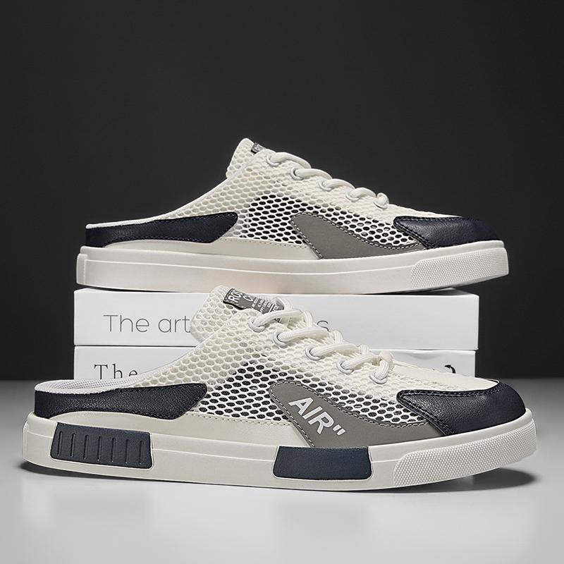 Мужская повседневная обувь 2023 Спортивный досуг Мода Увеличивающая рост Обувь для пар Уличная сетчатая обувь Мужские кроссовки на шнуровке