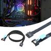 Эффективный кабель данных Gen5 PCIE MCIOs 4I 38P на SFF8611 4I 90 градусов длиной 50 см/100 см для быстрой и надежной передачи данных