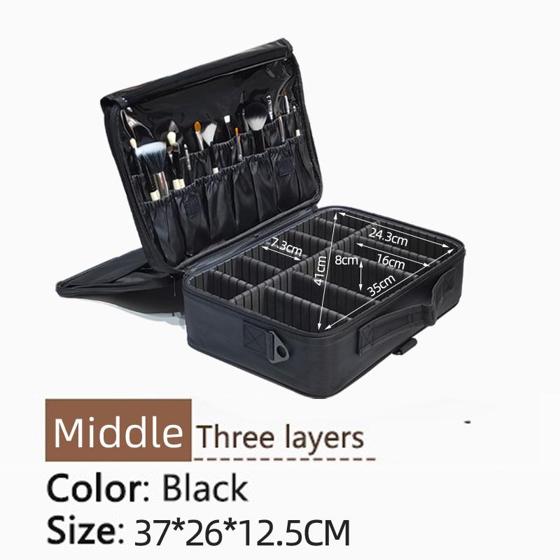 Новая косметичка из ткани Оксфорд большой емкости с отделениями для женщин дорожный косметичка