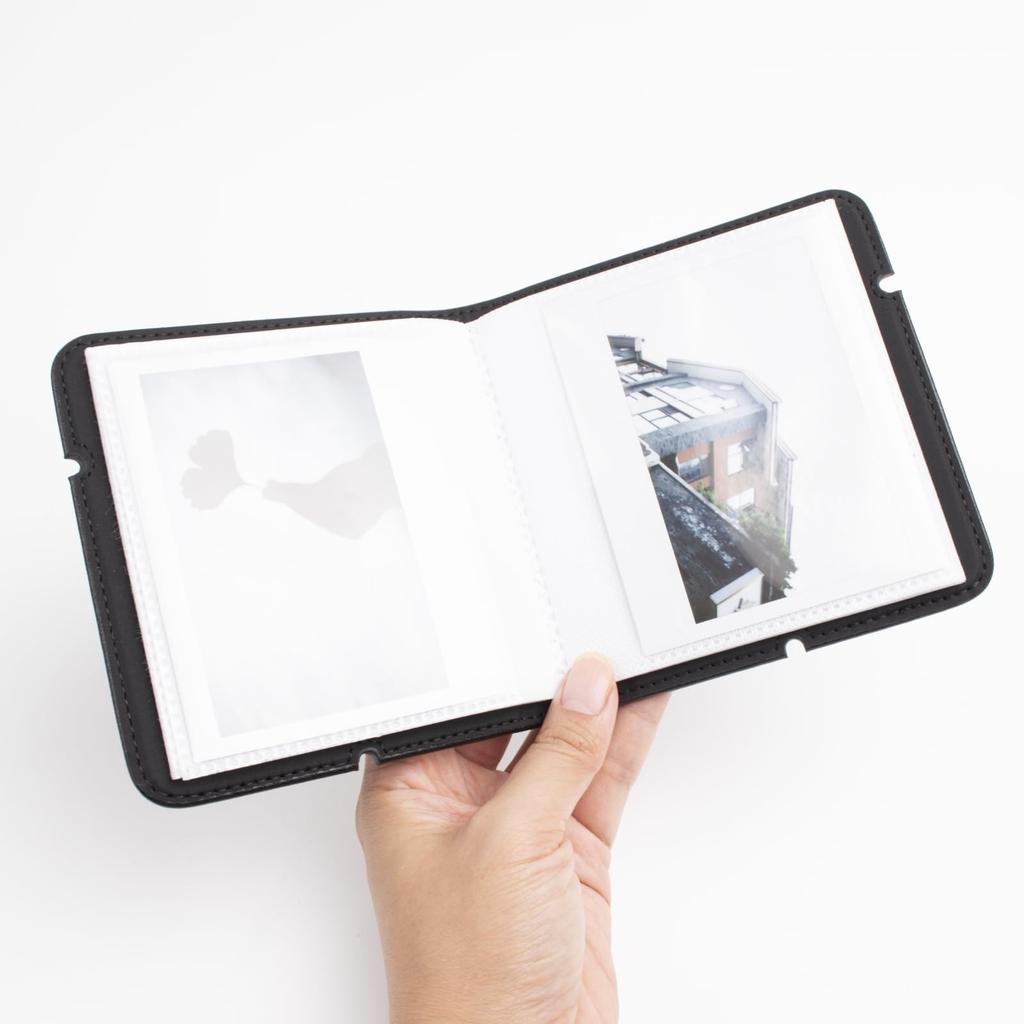 Rieibi FUJIFILM Instax Cute Instax Compatible with Polaroid Instax Instax Album Inch Holds 28 Can Also Store Business Cards and Cash PU Album for