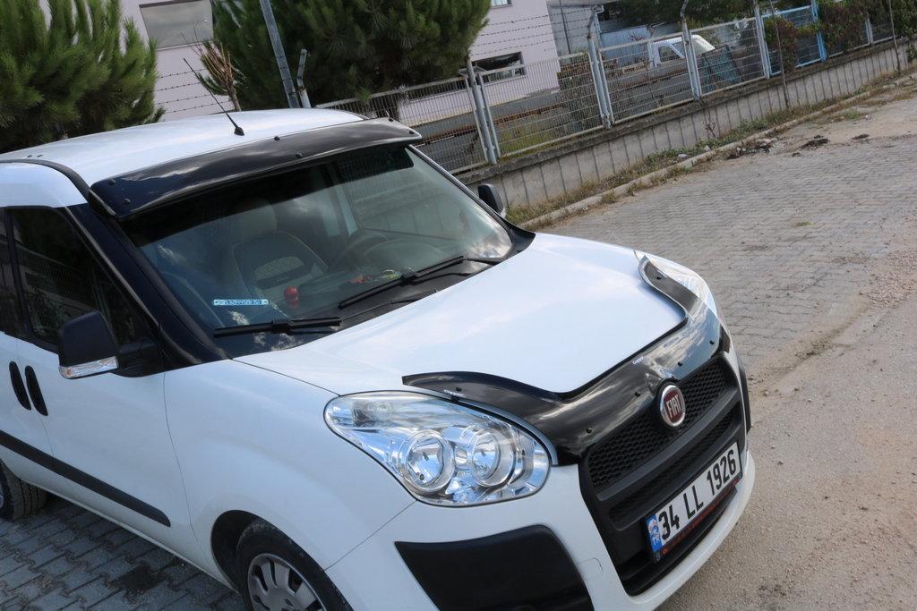Дефлектор капота EuroCap (2010-2015) для Fiat Doblo II
