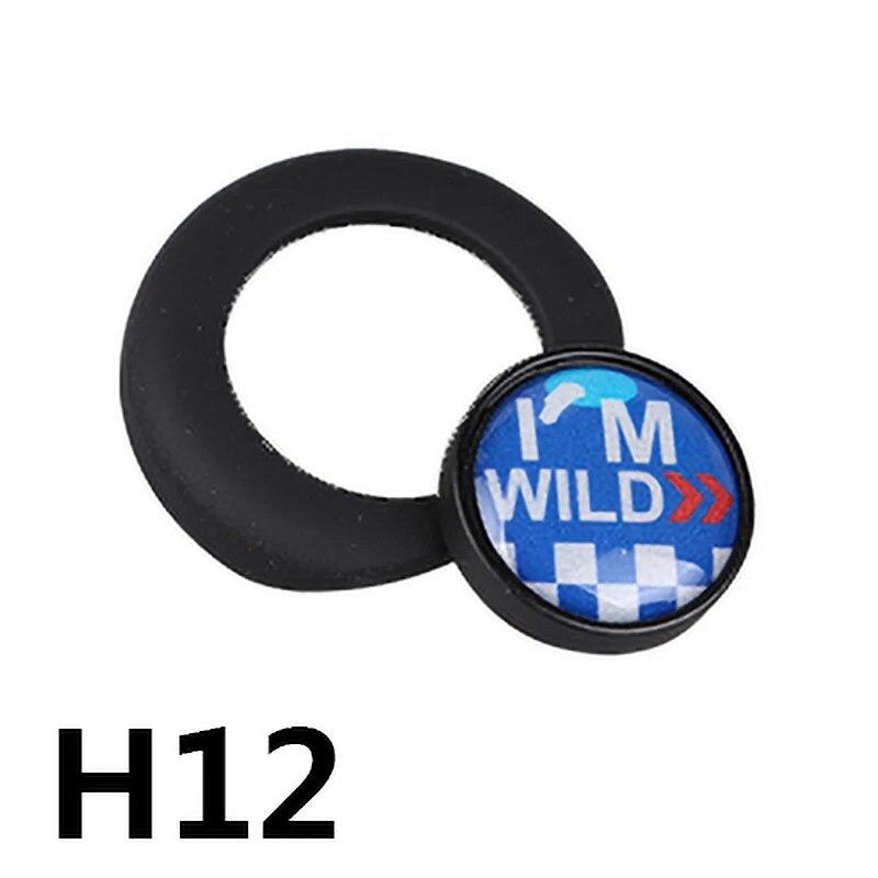 Одна кнопка «Пуск», декоративная наклейка для автомобиля, серебристый и черный металлический материал, эпоксидная смола, узор для MINI COOPER R55 R56 R60 R61