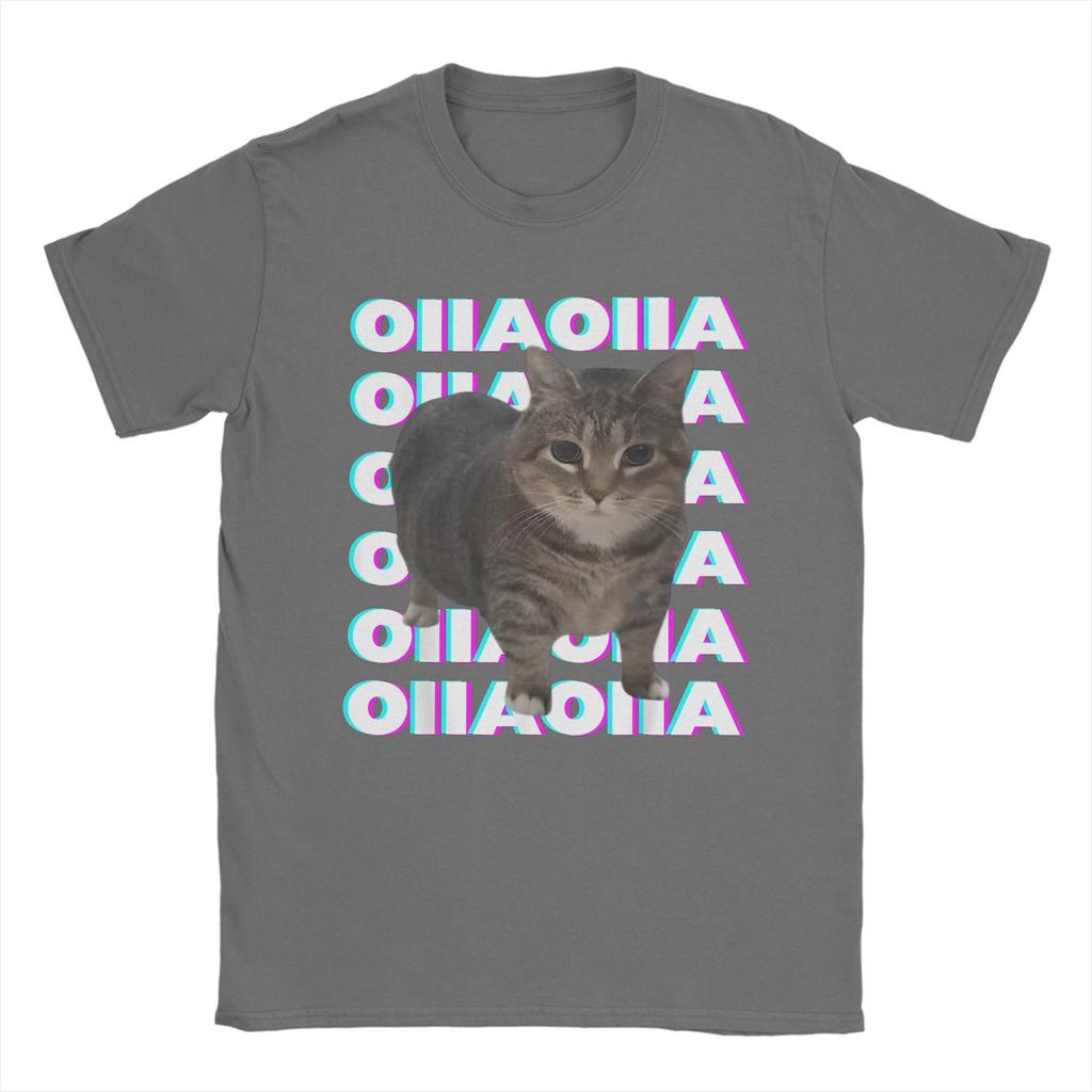 OIIA OIIA Spinning Cat Meme Glitch Disco мужская футболка забавные модные футболки с коротким рукавом и круглым воротником футболка хлопковая подарочная одежда