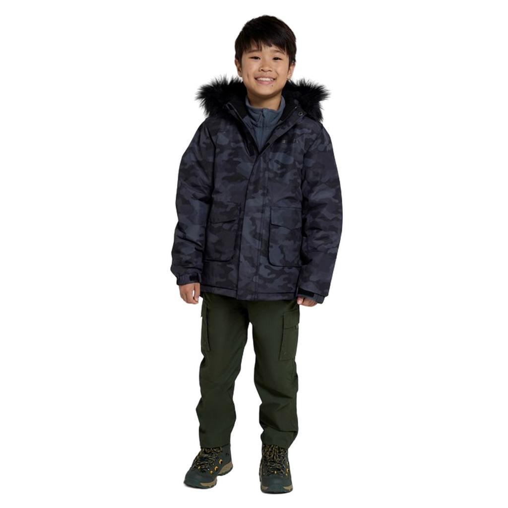 Mountain Warehouse Childrens/Kids Ranger Camouflage Water Resistant Jacket