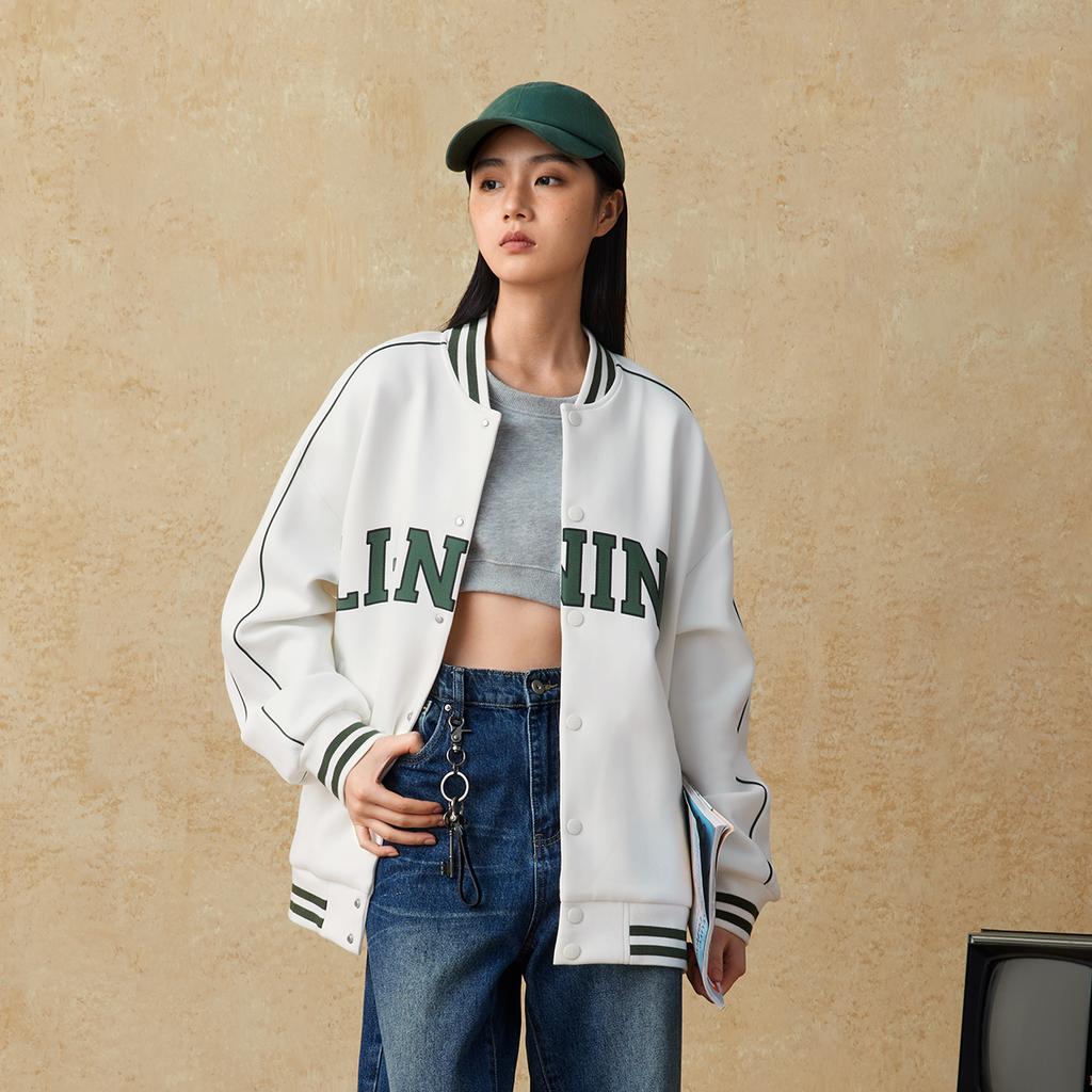 Li Ning универсальная толстовка с капюшоном в стиле цветных блоков унисекс толстовки Off-White AWDUF67-2