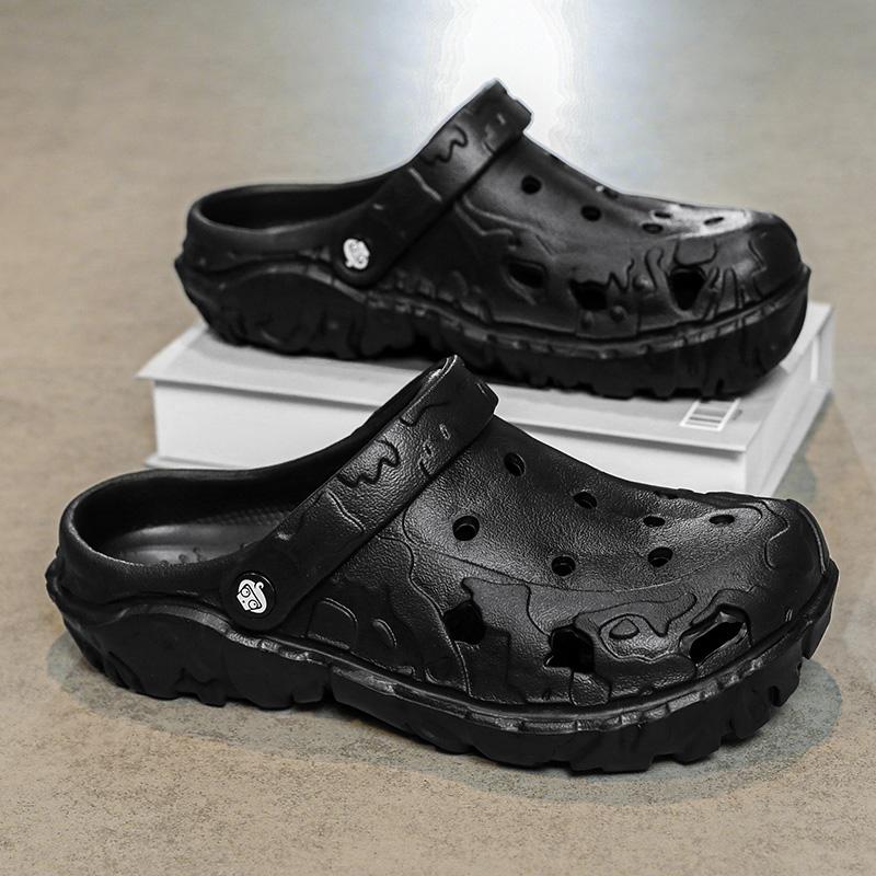 Модные высококачественные мужские водонепроницаемые туфли из ЭВА, классические женские сандалии, мужские пляжные шлепанцы для отдыха на природе, нескользящие повседневные тапочки для пар