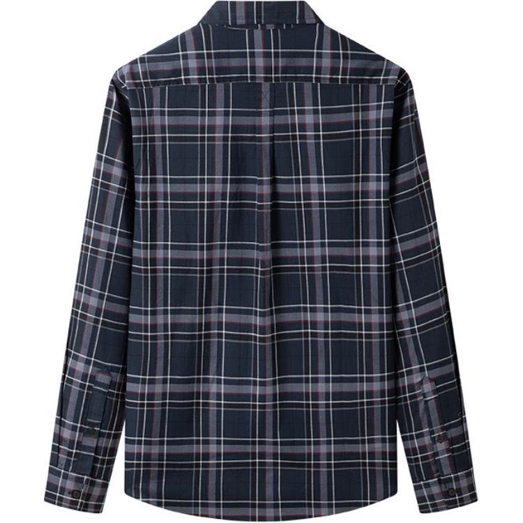 Timberland Клетчатая рубашка на пуговицах с длинным рукавом для активного отдыха Мужские рубашки Deep-Sapphire Wheat A44G5-B68