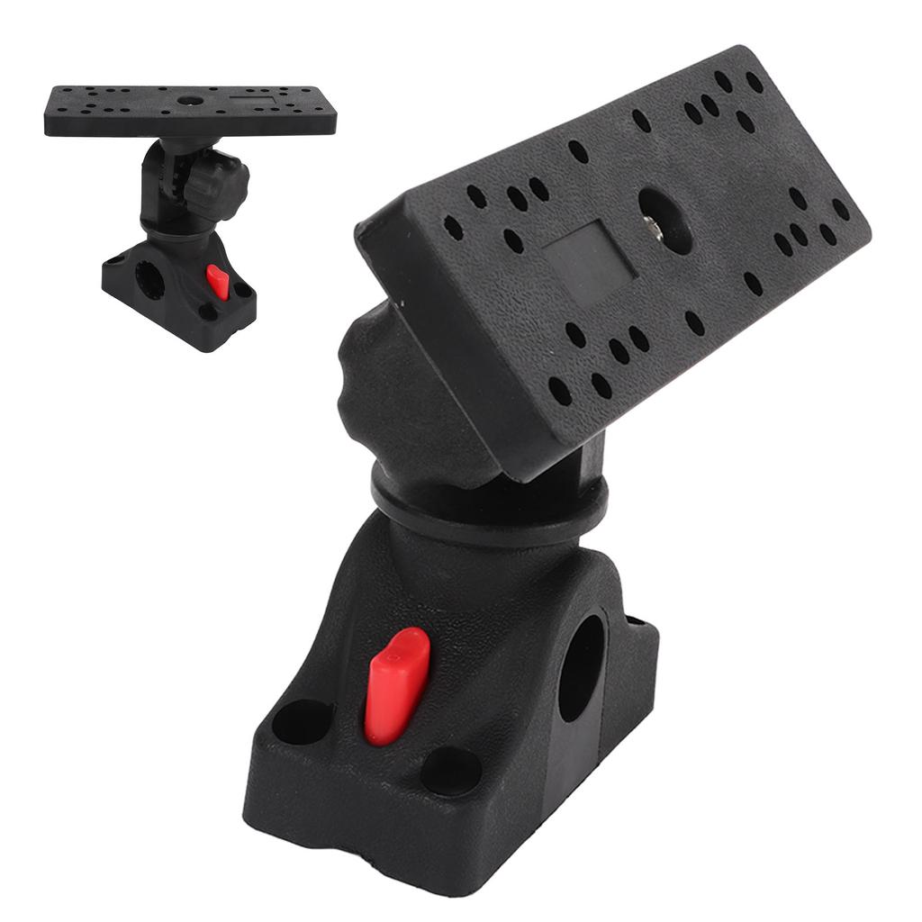 Fish Finder Mount Base 360 Degree Rotating Removable Universal Boat Fish Finder Electronics Mount