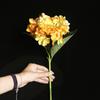 46cm Artificial Hydrangea Fake Silk Flowers Bouquet Bridal Wedding Home Decor