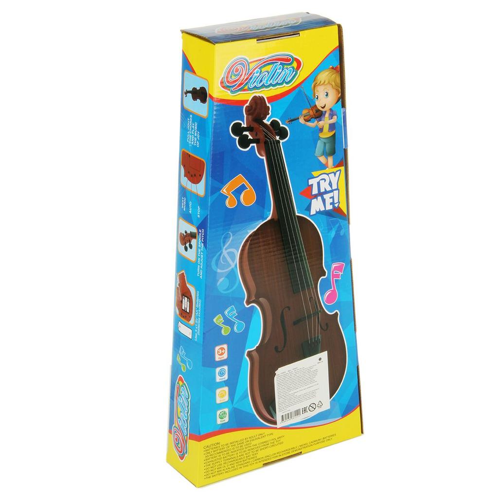 Электрическая скрипка, музыкальный инструмент-игрушка для детей для обучения и игры, имитирует реальное выступление.