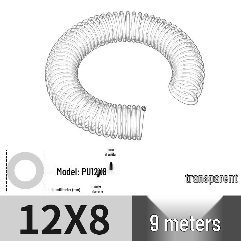 High-Pressure Retractable Air Hose with Quick Couplings