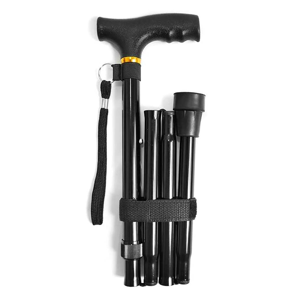 Трость для ходьбы, регулируемая складная трость, алюминиевая трость с эргономичной ручкой для мужчин, женщин, пожилых людей с ограниченными возможностями, беременных