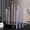 Multi Size with Base Cylinder Pillar Acrylic Candle Mould Long Pole Candlestick Plastic Mold Home Artist Column Gift DIY Wedding Decor