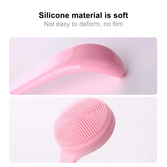 Yousheng Facial Cleansing Brush Skin-friendly Blackhead Removing Handheld Gentle Exfoliating Facial Cleansing Brush for Girl