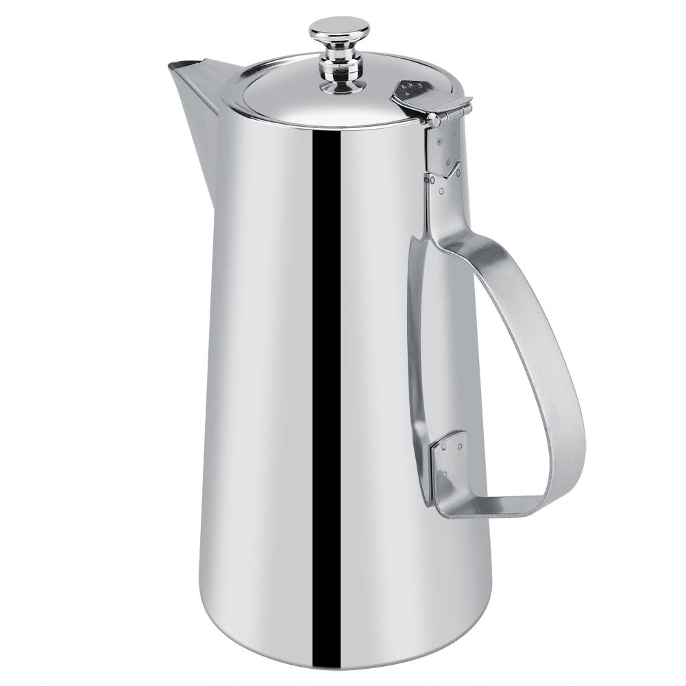 2 л Утолщенный чайник из нержавеющей стали Элегантный чайник для чая, кофе, воды для дома, ресторана #1