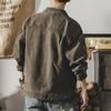 American Heavy Corduroy Retro Jacket Men'S Trendy Brand Velvet Vintage Ami Kaji Tooling Jacket Men