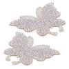 Crystal Butterfly Sticker Shiny Adhesive Hot Rhinestone for Decoration Clothing Automobile ComputerAB Color