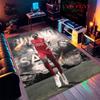 Bukayo Saka GOAT Poster Carpet Rug for Living Room Bedroom Home Sofa Decoration,Kids play Nonslip Floor Mat