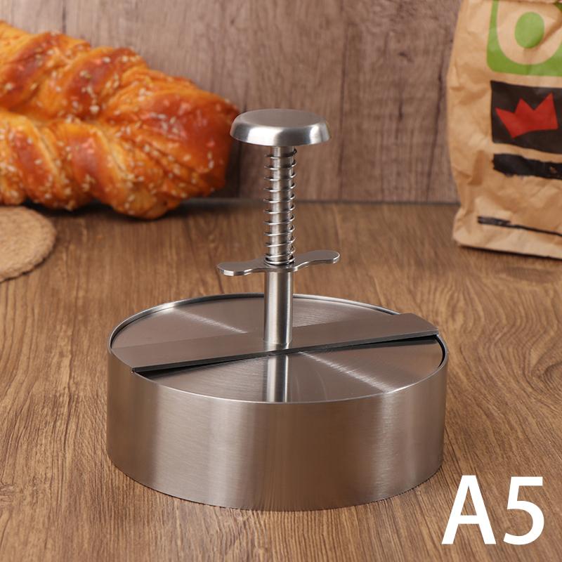 Пресс для мяса для гамбургеров из нержавеющей стали 304, форма для бургеров, ручной пресс для торта, говядины, свинины, риса, инструменты для приготовления мяса на гриле