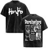 Hot Sale Janime Dorohedoro Kaiman Skull T Shirts Y2k Men Women Gothic Cotton Oversized Tshirts Print Crew Neck Casual T Shirt