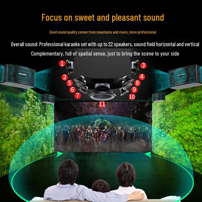 SANSUI PK09 Home KTV Karaoke System