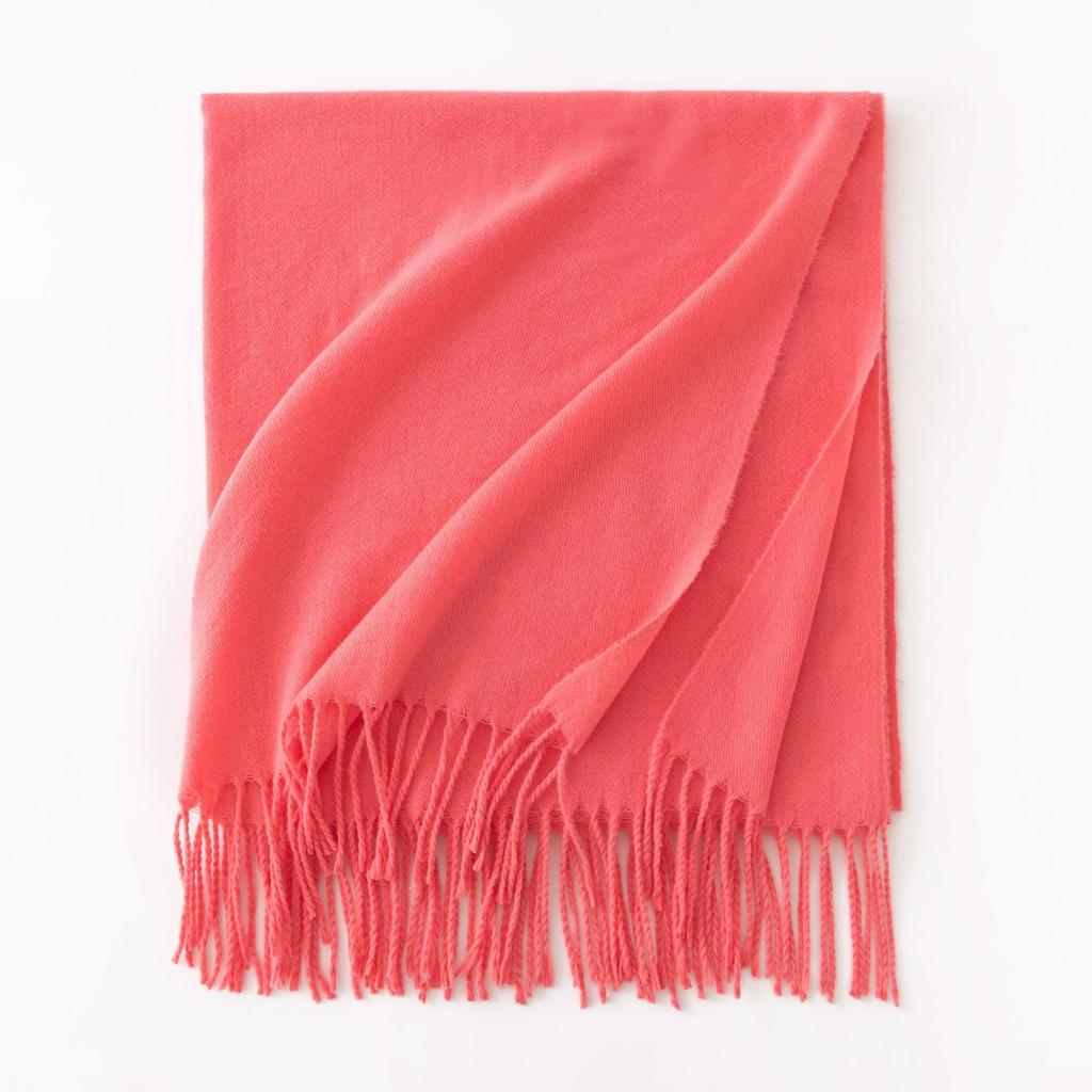 Cashmere Feel Scarf Autumn and Winter Korean Imitation Cashmere Girls High End Shawl Warm Scarf